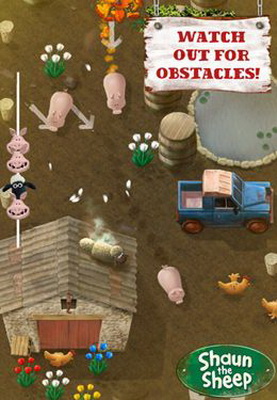 IOS игра Shaun the Sheep - Fleece Lightning. Скриншоты к игре Золотое руно - Барашка Шона