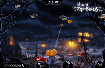 IOS игра Shoot The Zombirds. Скриншоты к игре Пристрели Зомби Птиц