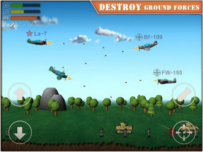 IOS игра Sky Aces 2. Скриншоты к игре Воздушные Асы 2