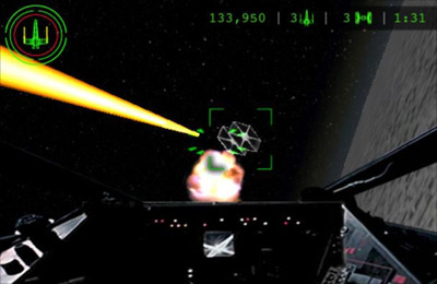 IOS игра Star Wars: Trench Run. Скриншоты к игре Звёздные войны: атака Звезды смерти