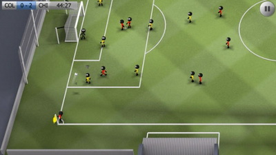 IOS игра Stickman Soccer. Скриншоты к игре Футбол со Стикменом