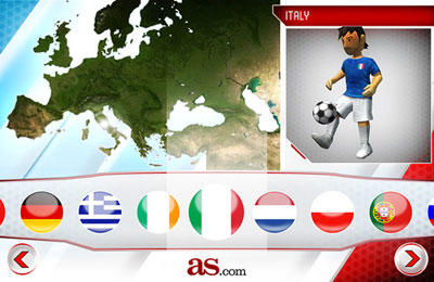 IOS игра Striker Soccer Euro 2012. Скриншоты к игре Футбольный тренажер Euro 2012