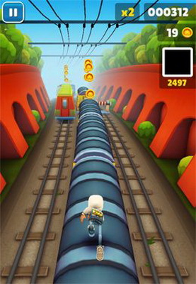 IOS игра Subway Surfers. Скриншоты к игре Тоннельные серферы