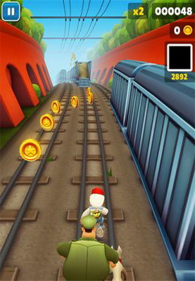 IOS игра Subway Surfers. Скриншоты к игре Тоннельные серферы