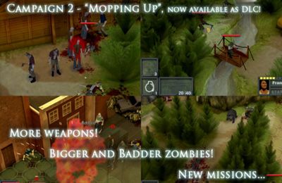 IOS игра Tactical Soldier - Undead Rising. Скриншоты к игре Отряд солдат - Восставшие зомби