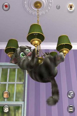 IOS игра Talking Tom Cat 2. Скриншоты к игре Говорящий кот Том 2