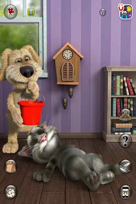 IOS игра Talking Tom Cat 2. Скриншоты к игре Говорящий кот Том 2