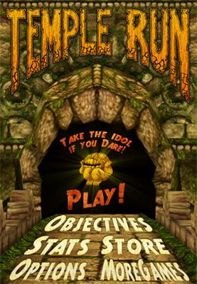IOS игра Temple Run. Скриншоты к игре Побег от сил зла