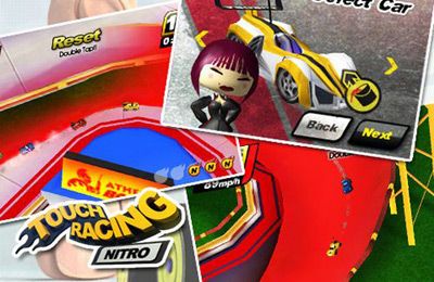 IOS игра Touch Racing Nitro – Ghost Challenge!. Скриншоты к игре 