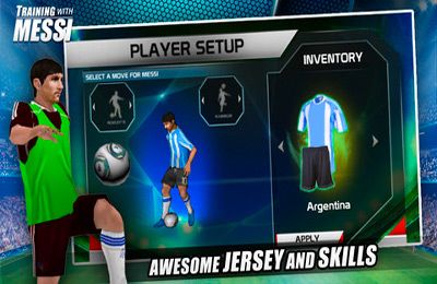 IOS игра Training with Messi – Official Lionel Messi Game. Скриншоты к игре Тренировка с Лионелом Месси - официальная игра