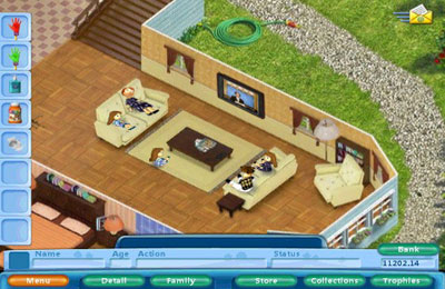 IOS игра Virtual Families. Скриншоты к игре Виртуальная Семейка