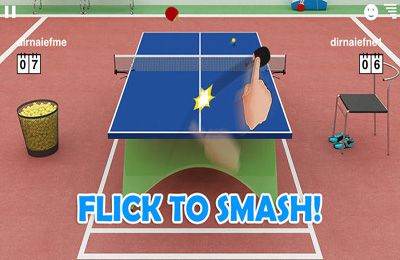 IOS игра Virtual Table Tennis 3. Скриншоты к игре Виртуальный Настольный Теннис 3