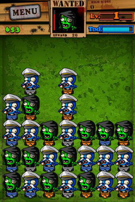 IOS игра Wanted zombies. Скриншоты к игре Зомби в розыске