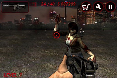 IOS игра Zombie city. Скриншоты к игре Город зомби