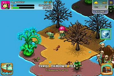 IOS игра Zombie isle. Скриншоты к игре Зомби остров