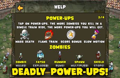 IOS игра Zombies & Trains!. Скриншоты к игре Зомби и Поезда!